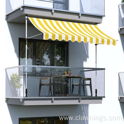 Balcony Manual Awning -Patio Clamp Awning